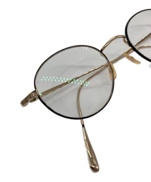 BJ Classic Collection（ビージェイクラッシックコレクション）BJ CLASSIC COLLECTION (ビージェイクラッシックコレクション) 伊達眼鏡 ブラック×ゴールド サイズ:47□21-152の古着・服飾アイテム