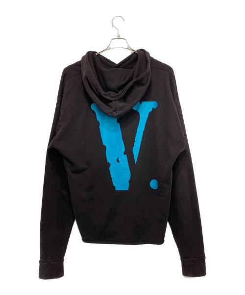 VLONE（ヴィーロン）VLONE (ヴィーロン) スウェットプルパーカー ブラウン サイズ:Lの古着・服飾アイテム
