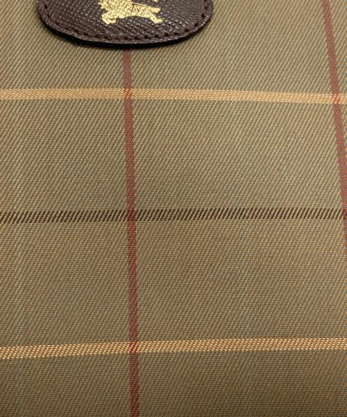 Burberry's（バーバリーズ）Burberry's (バーバリーズ) がま口ノバチェックショルダーバッグ ベージュの古着・服飾アイテム