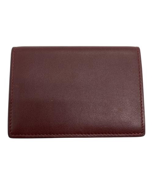 Cartier（カルティエ）Cartier (カルティエ) マストライン カードケース ボルドーの古着・服飾アイテム