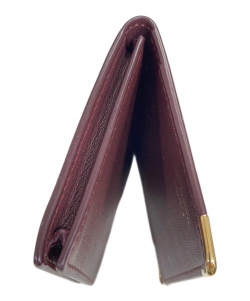 Cartier（カルティエ）Cartier (カルティエ) マストライン カードケース ボルドーの古着・服飾アイテム