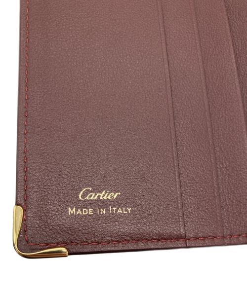 Cartier（カルティエ）Cartier (カルティエ) マストライン カードケース ボルドーの古着・服飾アイテム