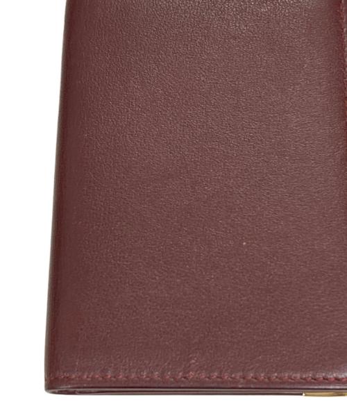 Cartier（カルティエ）Cartier (カルティエ) マストライン カードケース ボルドーの古着・服飾アイテム
