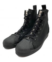 YOHJI YAMAMOTO×adidas（ヨウジヤマモト×アディダス）の古着「YY ZIPPER STAR MID」｜ブラック