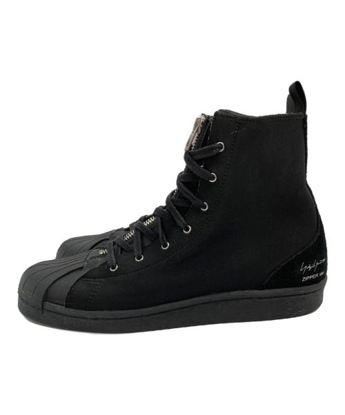 YOHJI YAMAMOTO（ヨウジヤマモト）YOHJI YAMAMOTO (ヨウジヤマモト) adidas (アディダス) YY ZIPPER STAR MID ブラック サイズ:26cmの古着・服飾アイテム