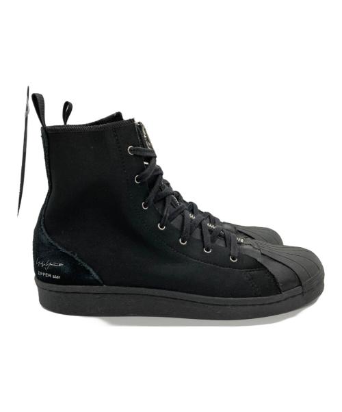 YOHJI YAMAMOTO（ヨウジヤマモト）YOHJI YAMAMOTO (ヨウジヤマモト) adidas (アディダス) YY ZIPPER STAR MID ブラック サイズ:26cmの古着・服飾アイテム