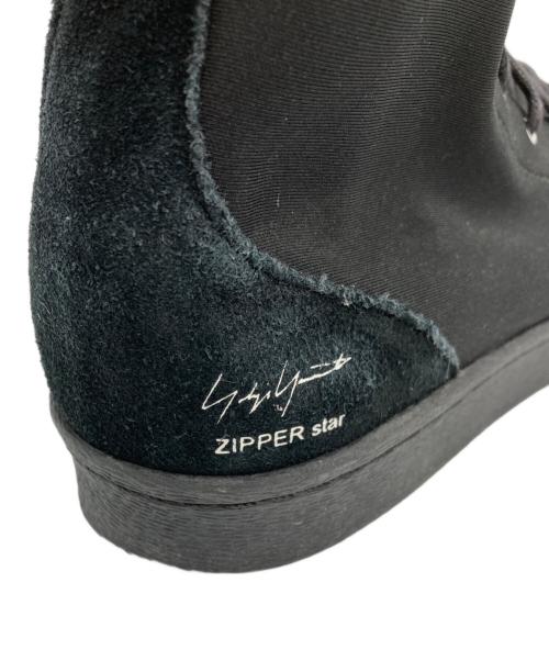 YOHJI YAMAMOTO（ヨウジヤマモト）YOHJI YAMAMOTO (ヨウジヤマモト) adidas (アディダス) YY ZIPPER STAR MID ブラック サイズ:26cmの古着・服飾アイテム