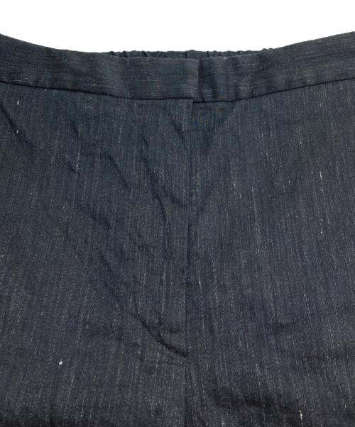 DES PRES（デ プレ）DES PRES (デ プレ) リネンナイロンストレッチ セミワイドパンツ グレー サイズ:SIZE 34の古着・服飾アイテム