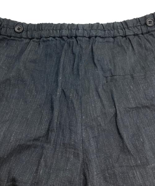 DES PRES（デ プレ）DES PRES (デ プレ) リネンナイロンストレッチ セミワイドパンツ グレー サイズ:SIZE 34の古着・服飾アイテム