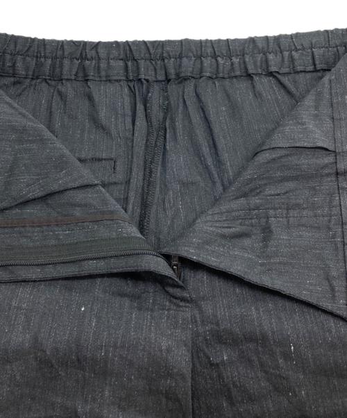 DES PRES（デ プレ）DES PRES (デ プレ) リネンナイロンストレッチ セミワイドパンツ グレー サイズ:SIZE 34の古着・服飾アイテム