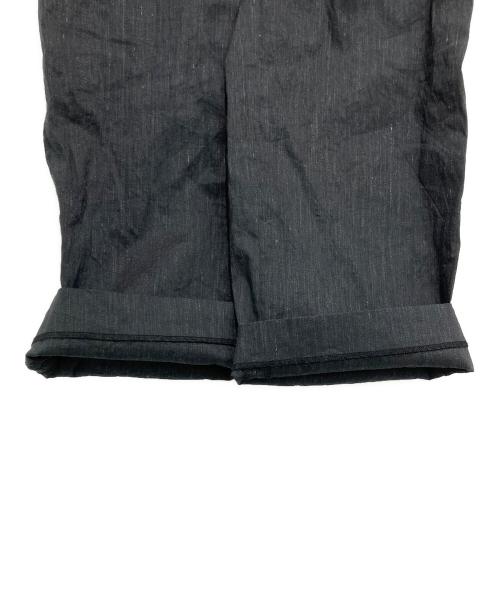 DES PRES（デ プレ）DES PRES (デ プレ) リネンナイロンストレッチ セミワイドパンツ グレー サイズ:SIZE 34の古着・服飾アイテム