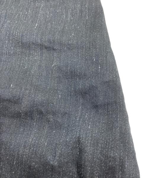 DES PRES（デ プレ）DES PRES (デ プレ) リネンナイロンストレッチ セミワイドパンツ グレー サイズ:SIZE 34の古着・服飾アイテム