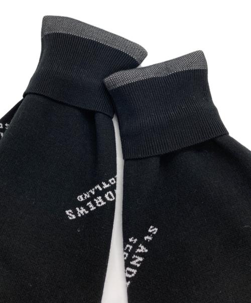 St ANDREWS（セントアンドリュース）St ANDREWS (セントアンドリュース) ロゴニット ブラック サイズ:Mの古着・服飾アイテム