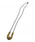 AGMES（アグメス）の古着「WISHBONE PENDANT」｜ゴールド（色）×ブラック
