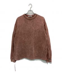 JOURNAL STANDARD（ジャーナルスタンダード）の古着「パネルガーメントダイ オーバーフィット カットソー」｜ブラウン