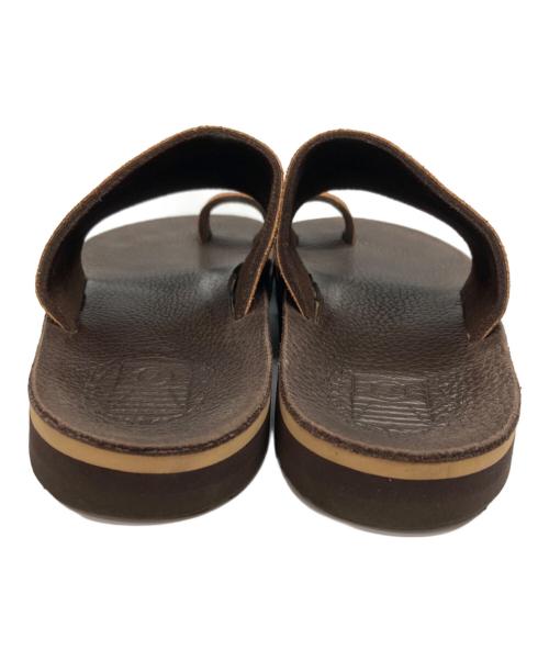 The Sandalman（ザサンダルマン）The Sandalman (ザサンダルマン) TOE LOOP  サンダル ブラウン サイズ:7の古着・服飾アイテム