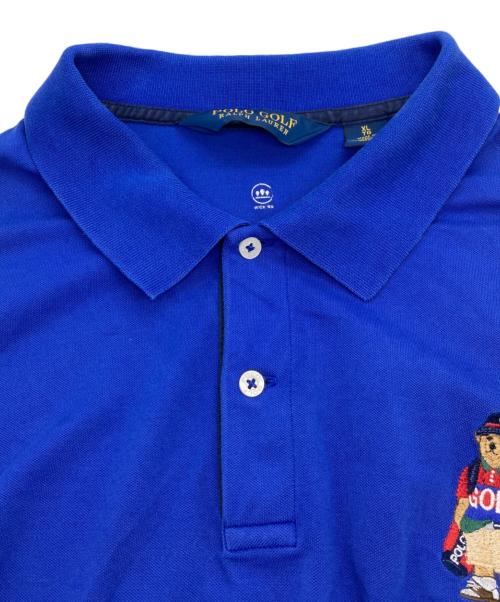 POLO GOLF（ポロ ゴルフ）POLO GOLF (ポロ ゴルフ) ポロベア ポロシャツ ブルー サイズ:XLの古着・服飾アイテム