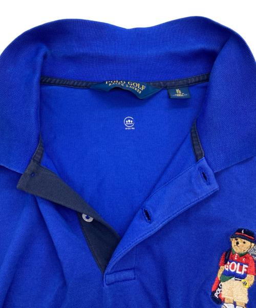 POLO GOLF（ポロ ゴルフ）POLO GOLF (ポロ ゴルフ) ポロベア ポロシャツ ブルー サイズ:XLの古着・服飾アイテム