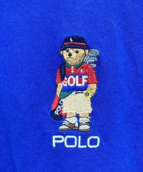 POLO GOLF（ポロ ゴルフ）POLO GOLF (ポロ ゴルフ) ポロベア ポロシャツ ブルー サイズ:XLの古着・服飾アイテム