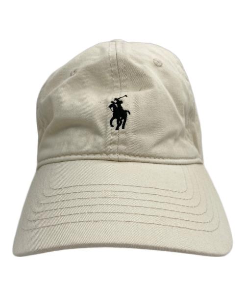 POLO RALPH LAUREN（ポロ・ラルフローレン）POLO RALPH LAUREN (ポロ・ラルフローレン) キャップ ベージュ サイズ:FREEの古着・服飾アイテム