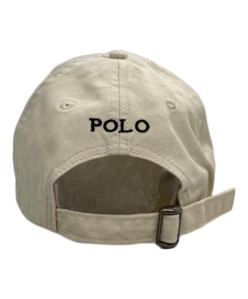 POLO RALPH LAUREN（ポロ・ラルフローレン）POLO RALPH LAUREN (ポロ・ラルフローレン) キャップ ベージュ サイズ:FREEの古着・服飾アイテム