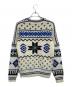 POLO RALPH LAUREN (ポロ・ラルフローレン) アルパカ混ノルディック柄ニット ホワイト×ブルー×ブラック サイズ:XS：9000円