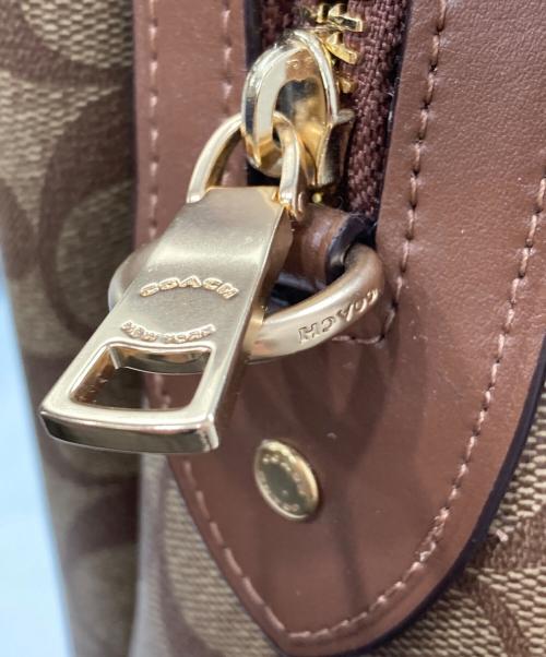 COACH（コーチ）COACH (コーチ) 2WAY シグネチャー ショルダーバッグ ベージュの古着・服飾アイテム