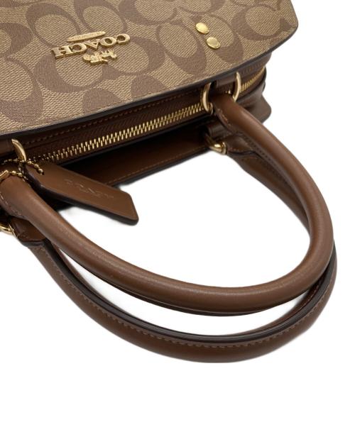 COACH（コーチ）COACH (コーチ) 2WAY シグネチャー ショルダーバッグ ベージュの古着・服飾アイテム