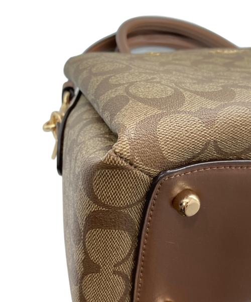 COACH（コーチ）COACH (コーチ) 2WAY シグネチャー ショルダーバッグ ベージュの古着・服飾アイテム