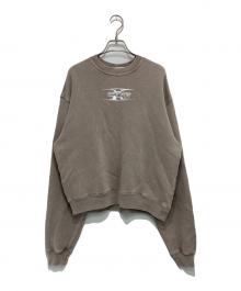 ALEXANDER WANG（アレキサンダー・ワン）の古着「ロゴプリントスウェットシャツ」｜ベージュ