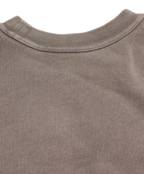 ALEXANDER WANG（アレキサンダー・ワン）ALEXANDER WANG (アレキサンダー・ワン) ロゴプリントスウェットシャツ ベージュ サイズ:XXSの古着・服飾アイテム