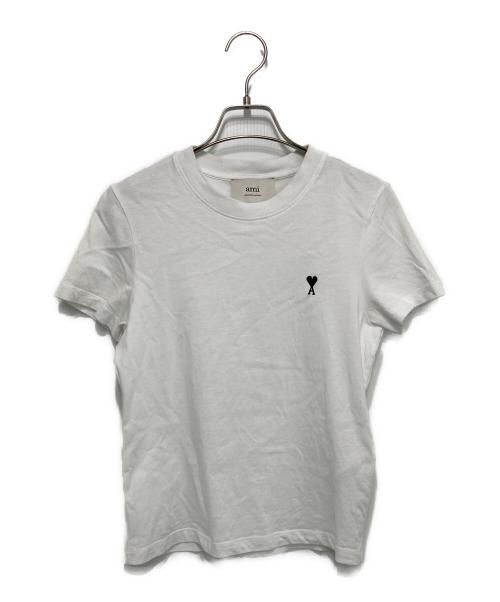 AMI Alexandre Mattiussi（アミアレクサンドルマテュッシ）AMI Alexandre Mattiussi (アミアレクサンドルマテュッシ) Ami De Coeur Tシャツ ホワイト サイズ:XSの古着・服飾アイテム