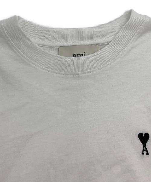 AMI Alexandre Mattiussi（アミアレクサンドルマテュッシ）AMI Alexandre Mattiussi (アミアレクサンドルマテュッシ) Ami De Coeur Tシャツ ホワイト サイズ:XSの古着・服飾アイテム