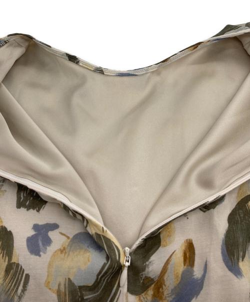 BALLSEY（ボールジィ）BALLSEY (ボールジィ) ドロップシェルプリント ティアードワンピース ベージュ サイズ:SIZE 36の古着・服飾アイテム