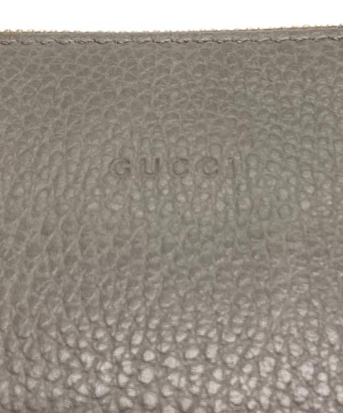 GUCCI（グッチ）GUCCI (グッチ) バンブー クラッチバッグ グレーの古着・服飾アイテム