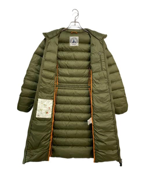 JOTT（ジョット）JOTT (ジョット) ナイロンダウンコート カーキ サイズ:記載なしの古着・服飾アイテム