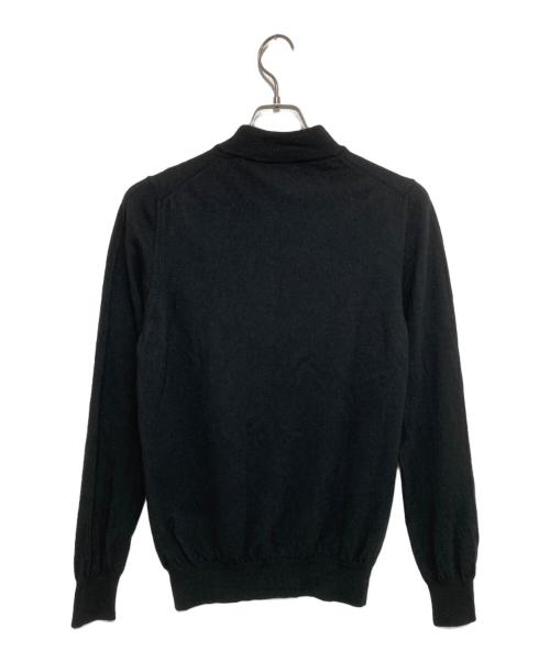 GRAN SASSO（グランサッソ）GRAN SASSO (グランサッソ) ウールモックネックニット ブラック サイズ:48の古着・服飾アイテム