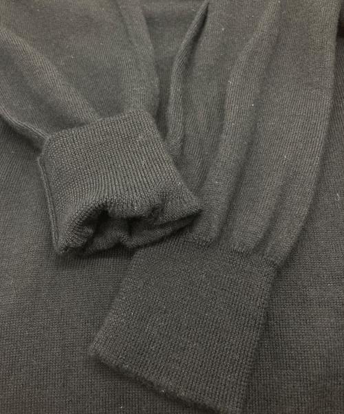 GRAN SASSO（グランサッソ）GRAN SASSO (グランサッソ) ウールモックネックニット ブラック サイズ:48の古着・服飾アイテム