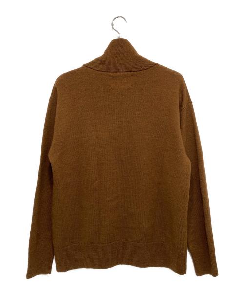 MHL（マーガレットハウエル）MHL (マーガレットハウエル) ハーフジップニット ブラウン サイズ:Mの古着・服飾アイテム