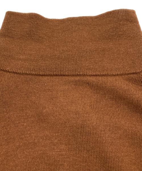 MHL（マーガレットハウエル）MHL (マーガレットハウエル) ハーフジップニット ブラウン サイズ:Mの古着・服飾アイテム