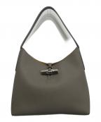 LONGCHAMPロンシャン）の古着「ROSEAU M HOBO BAG」｜グレー