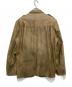 wilsons leather (ウィルソンズレザー) レザーミリタリージャケット ブラウン×ベージュ サイズ:M：12000円