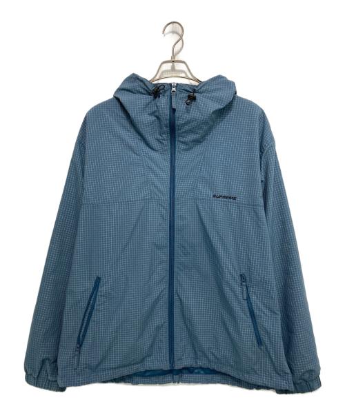 SUPREME（シュプリーム）SUPREME (シュプリーム) STASH (スタッシュ) Support Unit Nylon Ripstop Jacket ブルー サイズ:Lの古着・服飾アイテム