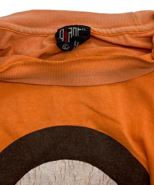 giant（ジャイアント）giant (ジャイアント) PEARL JAM ターゲットTシャツ オレンジ サイズ:XLの古着・服飾アイテム
