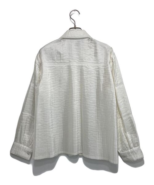 tricot COMME des GARCONS（トリココムデギャルソン）tricot COMME des GARCONS (トリココムデギャルソン) 90ｓ プリーツシャツ ホワイト サイズ:記載なしの古着・服飾アイテム