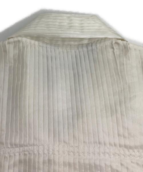 tricot COMME des GARCONS（トリココムデギャルソン）tricot COMME des GARCONS (トリココムデギャルソン) 90ｓ プリーツシャツ ホワイト サイズ:記載なしの古着・服飾アイテム