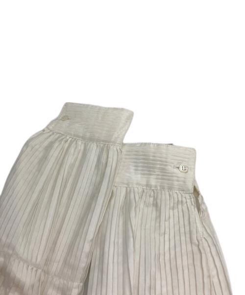 tricot COMME des GARCONS（トリココムデギャルソン）tricot COMME des GARCONS (トリココムデギャルソン) 90ｓ プリーツシャツ ホワイト サイズ:記載なしの古着・服飾アイテム