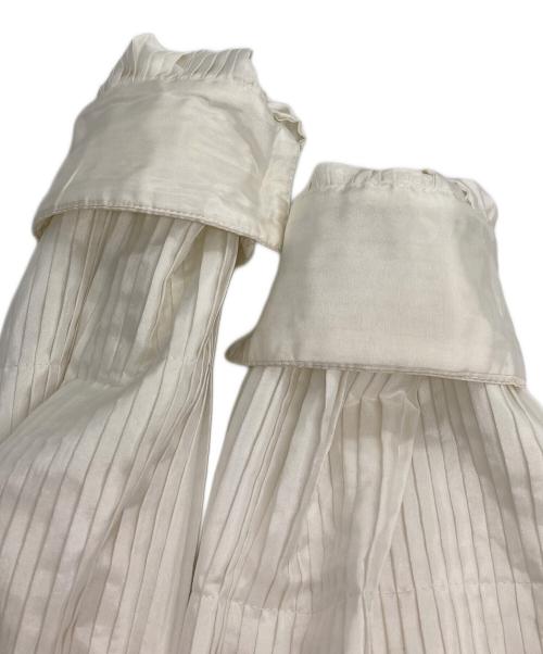 tricot COMME des GARCONS（トリココムデギャルソン）tricot COMME des GARCONS (トリココムデギャルソン) 90ｓ プリーツシャツ ホワイト サイズ:記載なしの古着・服飾アイテム