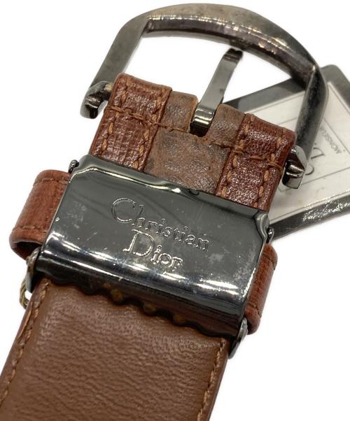 Christian Dior MONSIEUR（クリスチャンディオールムッシュ）Christian Dior MONSIEUR (クリスチャンディオールムッシュ) レザーベルト ブラウンの古着・服飾アイテム