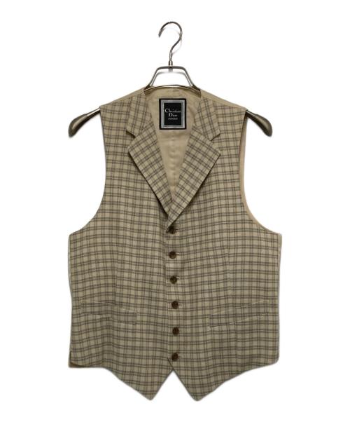 Christian Dior MONSIEUR（クリスチャンディオールムッシュ）Christian Dior MONSIEUR (クリスチャンディオールムッシュ) ジレ  ベージュ サイズ:LLの古着・服飾アイテム